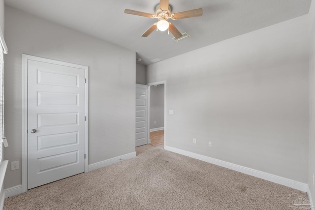 3594 Whitetail Ln, Pensacola, FL 32526 - unfurnished bedroom featuring carpet floors and ceiling fan