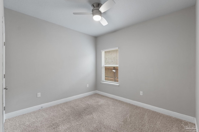 3594 Whitetail Ln, Pensacola, FL 32526 - carpeted spare room with a ceiling fan and baseboards