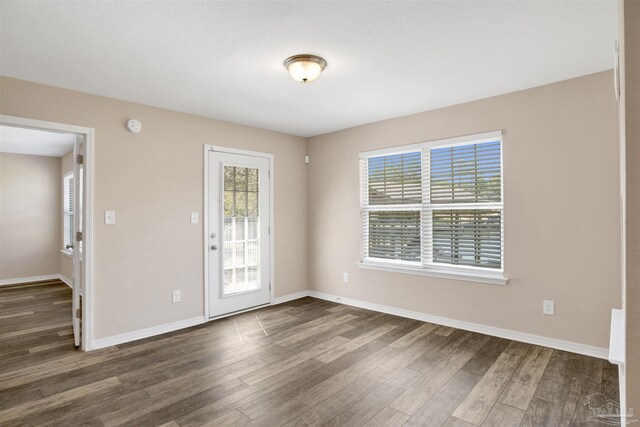 6459 E Quarry Dr, Elberta, AL 36530 - empty room with wood finished floors and baseboards