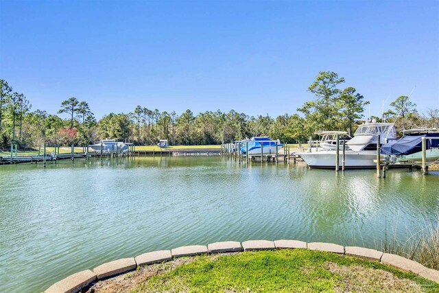 6459 E Quarry Dr, Elberta, AL 36530 - dock area with a water view