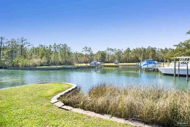 6459 E Quarry Dr, Elberta, AL 36530 - water view with a heavily wooded area