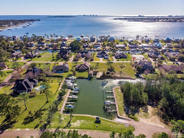 6459 E Quarry Dr, Elberta, AL 36530 - aerial view of property's location with a nearby body of water and nearby suburban area