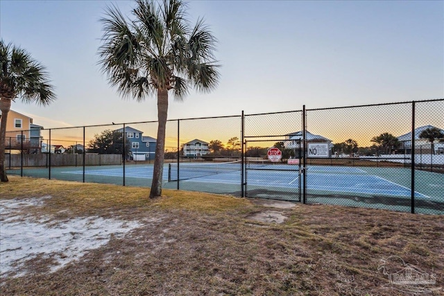 view of sport court