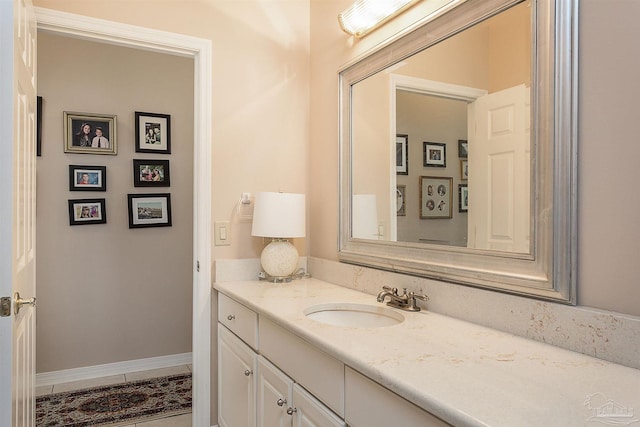 1424 Champions Green Dr, Gulf Breeze, FL 32563 - bathroom featuring vanity and baseboards