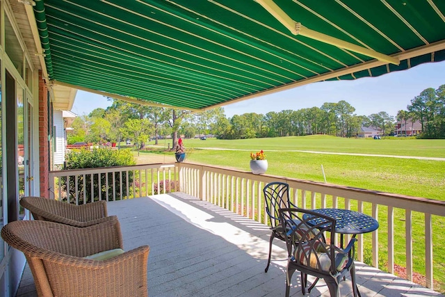 1424 Champions Green Dr, Gulf Breeze, FL 32563 - deck with a yard