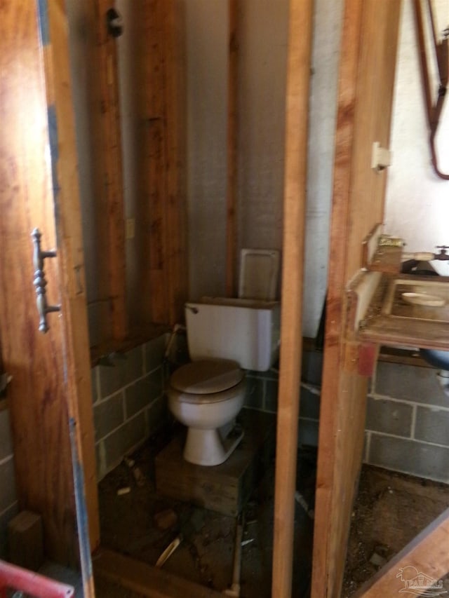 bathroom with toilet