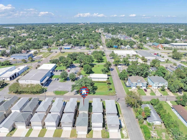 1121 W Romana St, Pensacola, FL 32502 - aerial view of property and surrounding area featuring nearby suburban area