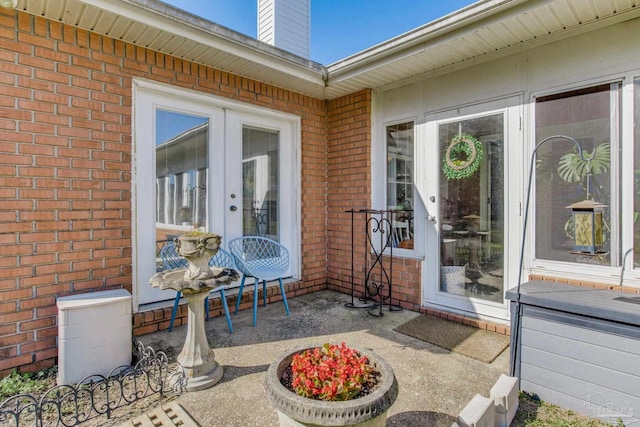 9348 Bell Ridge Dr, Pensacola, FL 32526 - view of patio / terrace with french doors