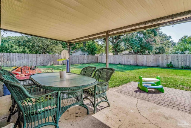 view of patio