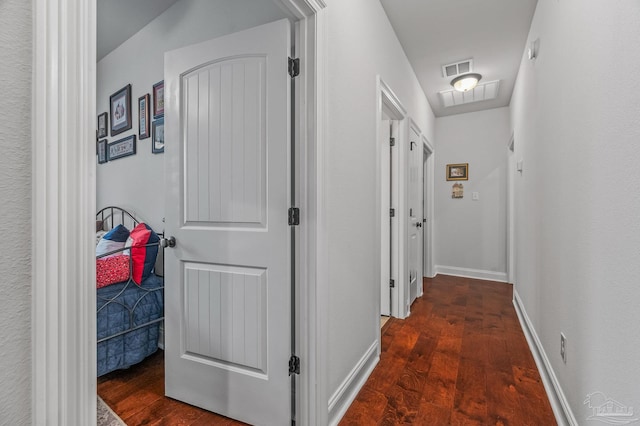 3209 Mountain Laurel Trl, Cantonment, FL 32533 - hallway with wood finished floors and baseboards