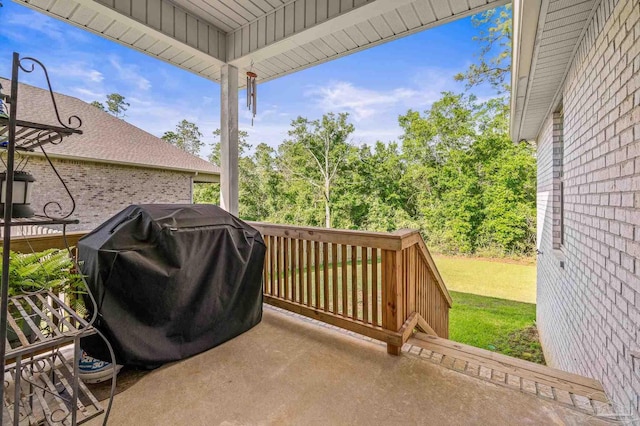 3209 Mountain Laurel Trl, Cantonment, FL 32533 - view of patio with area for grilling