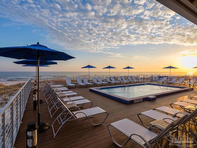 616 Lost Key Dr Unit 902A, Perdido Key, FL 32507 - view of swimming pool featuring a water view