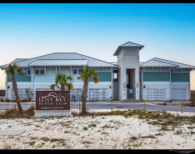 616 Lost Key Dr Unit 902A, Perdido Key, FL 32507 - view of front of house featuring a standing seam roof and metal roof