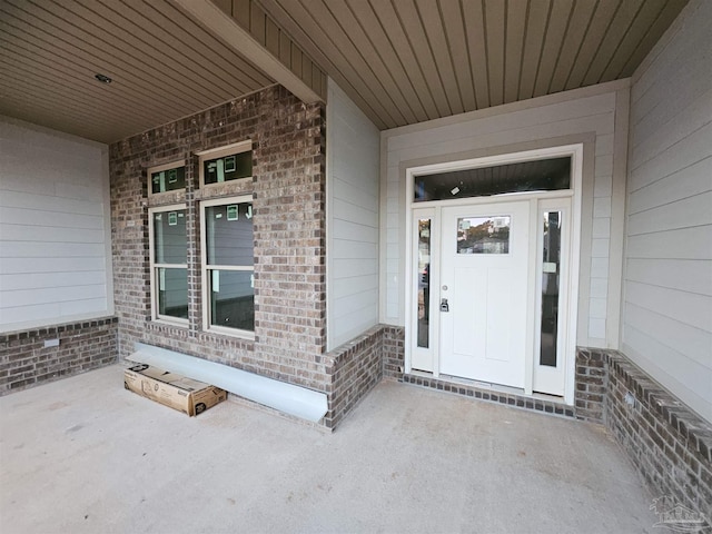 view of property entrance