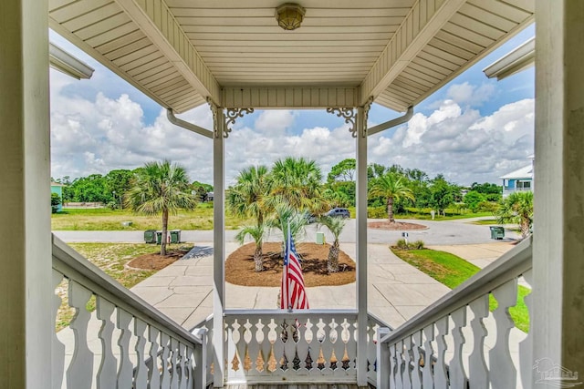 view of patio / terrace featuring a porch