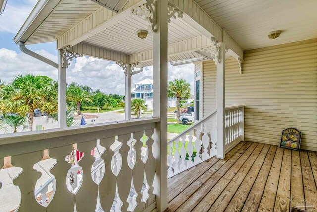 exterior space featuring a porch