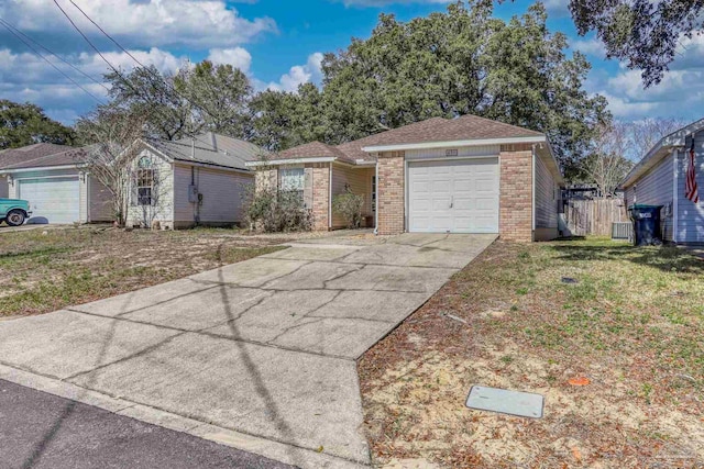 ranch-style home with a front yard