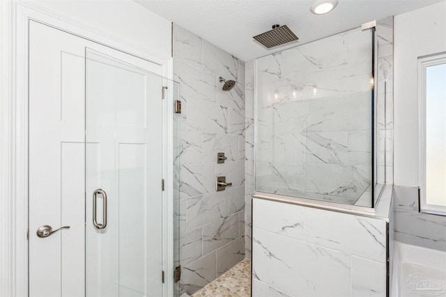 6575 Gentle Rain Dr, Milton, FL 32570 - full bathroom featuring a marble finish shower