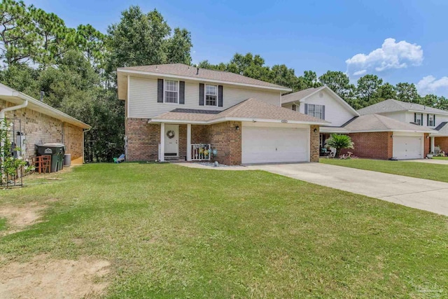 view of front property with a front yard