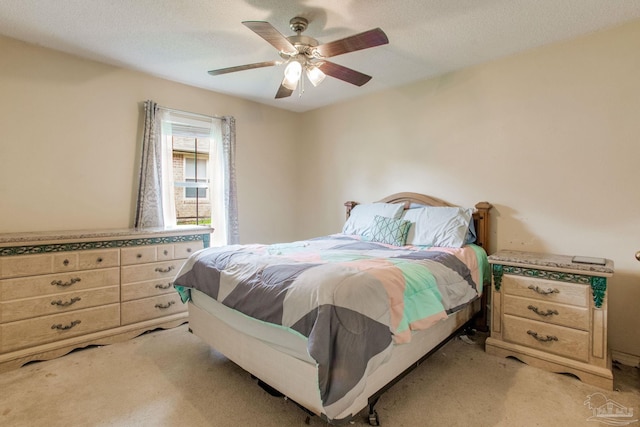 7909 Red Bean Dr, Pensacola, FL 32526 - bedroom with light carpet and a ceiling fan