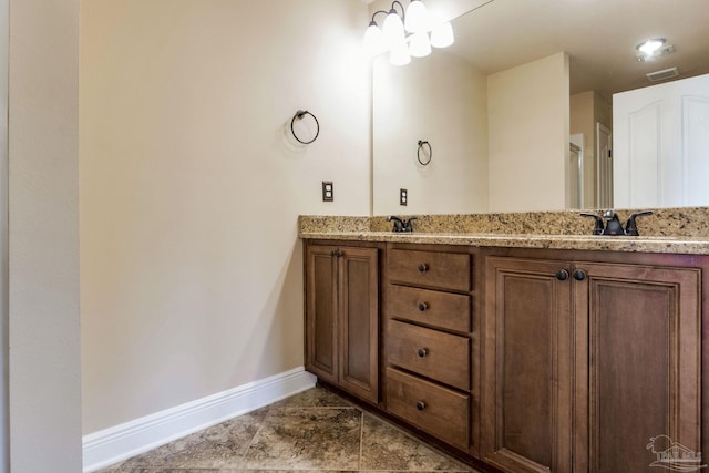 2107 Wilsons Plover Cir, Navarre, FL 32566 - full bathroom with baseboards and double vanity