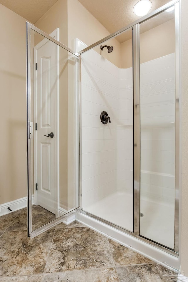 2107 Wilsons Plover Cir, Navarre, FL 32566 - full bathroom featuring a shower stall