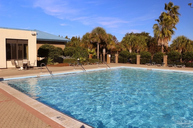 7244 Frankfort St, Navarre, FL 32566 - view of pool with a patio area
