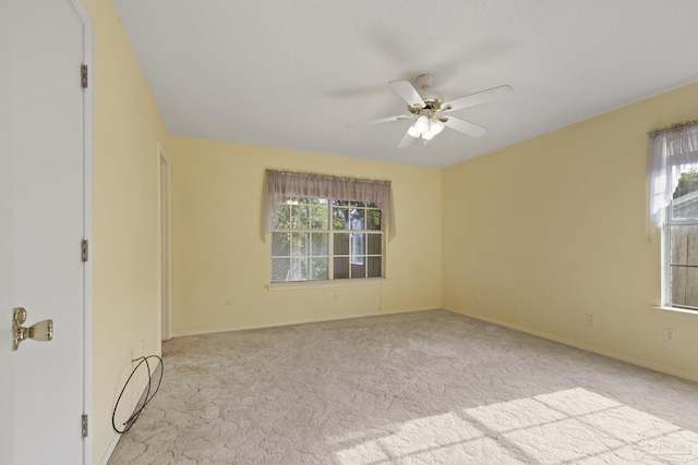 5362 Barbarosa Rd, Gulf Breeze, FL 32563 - unfurnished room featuring ceiling fan, baseboards, and carpet flooring