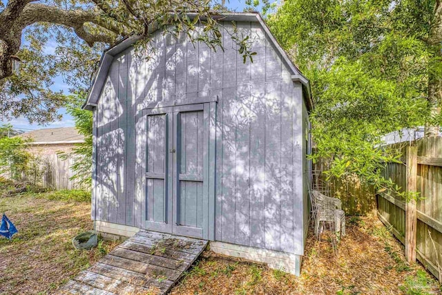 5362 Barbarosa Rd, Gulf Breeze, FL 32563 - view of shed featuring fence