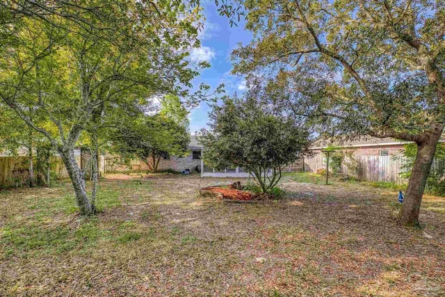 5362 Barbarosa Rd, Gulf Breeze, FL 32563 - view of yard with a fenced backyard