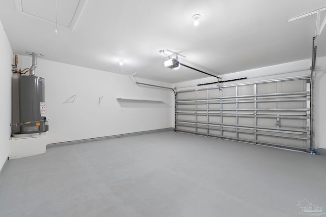 1042 Simpson St, Pensacola, FL 32526 - garage featuring water heater and a garage door opener