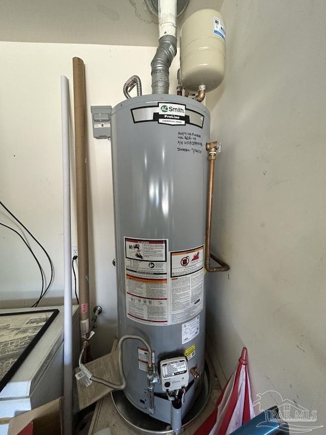 utilities featuring water heater
