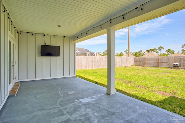 3564 Sailfish Dr, Gulf Breeze, FL 32563 - fenced backyard with a patio