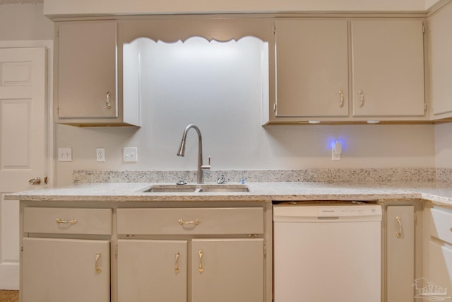 4117 Pace Ln, Pace, FL 32571 - kitchen featuring white dishwasher and light countertops