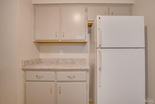 4117 Pace Ln, Pace, FL 32571 - kitchen with freestanding refrigerator