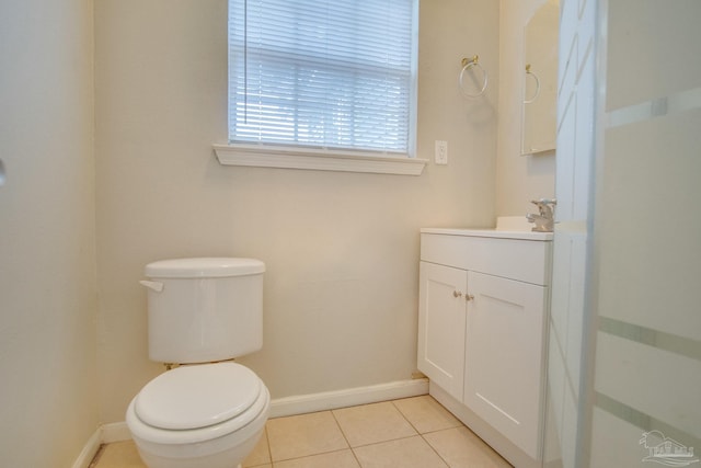 4117 Pace Ln, Pace, FL 32571 - half bathroom featuring vanity and tile patterned flooring