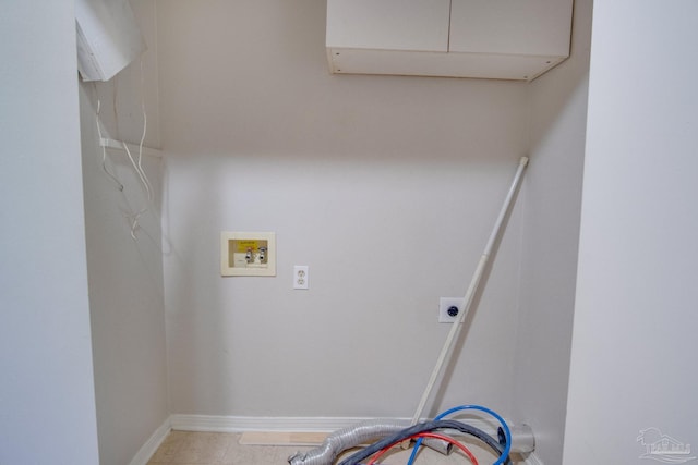 4117 Pace Ln, Pace, FL 32571 - laundry area with washer hookup and hookup for an electric dryer