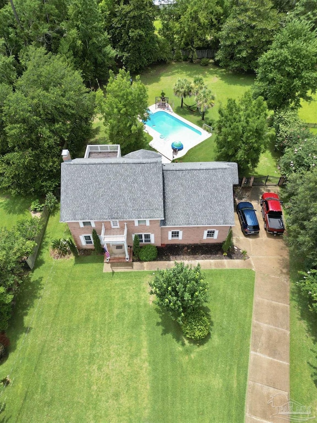 5013 Roland Rd, Pace, FL 32571 - view of subject property with a pool
