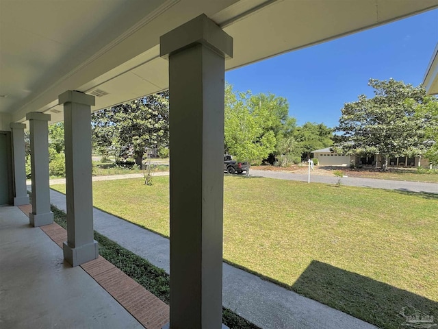 view of yard
