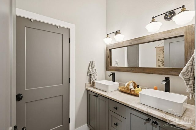 7664 Buffalo Ridge Rd, Pace, FL 32571 - bathroom with double vanity