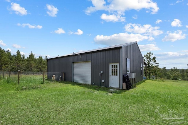 7664 Buffalo Ridge Rd, Pace, FL 32571 - view of outbuilding with cooling unit