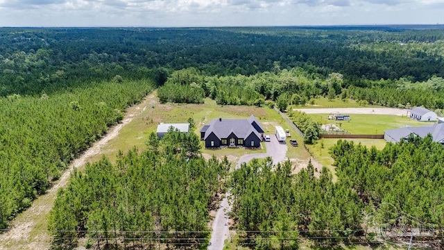 7664 Buffalo Ridge Rd, Pace, FL 32571 - aerial view of property and surrounding area with a heavily wooded area