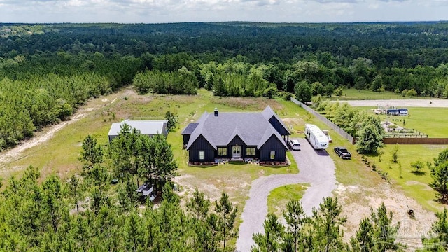 7664 Buffalo Ridge Rd, Pace, FL 32571 - view from above of property featuring a forest