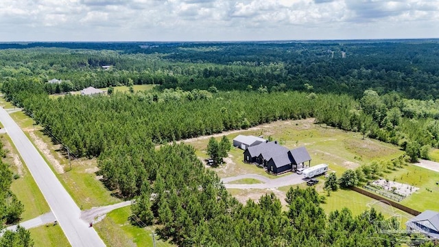 7664 Buffalo Ridge Rd, Pace, FL 32571 - aerial view of sparsely populated area with a forest
