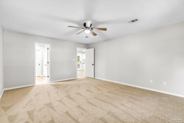 9001 Thompson Dr, Pensacola, FL 32534 - unfurnished room featuring ceiling fan, carpet floors, and baseboards
