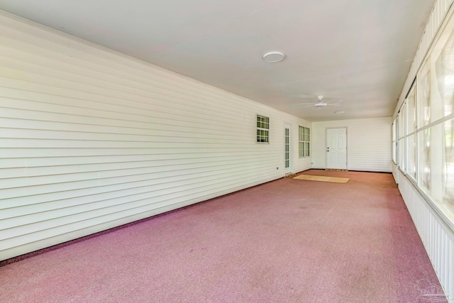 9001 Thompson Dr, Pensacola, FL 32534 - view of unfurnished sunroom