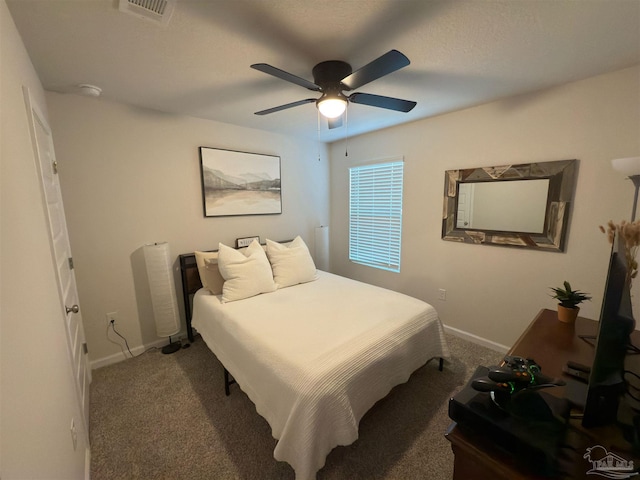 4422 Tiger Oak Ct, Pace, FL 32571 - carpeted bedroom with baseboards and a ceiling fan