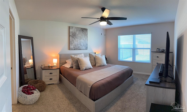 4422 Tiger Oak Ct, Pace, FL 32571 - carpeted bedroom featuring baseboards and a ceiling fan