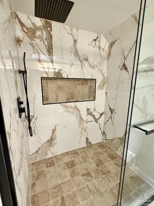 20 Magnolia Ave, Shalimar, FL 32579 - bathroom featuring a marble finish shower
