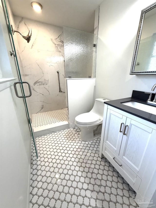 20 Magnolia Ave, Shalimar, FL 32579 - full bath featuring vanity, a marble finish shower, and pet washing area
